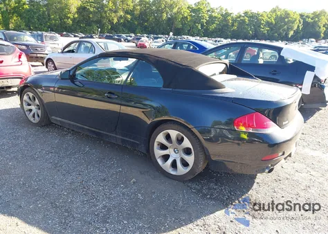 2006 BMW 650 I из США, поврежденный, VIN WBAEK13466CN79679